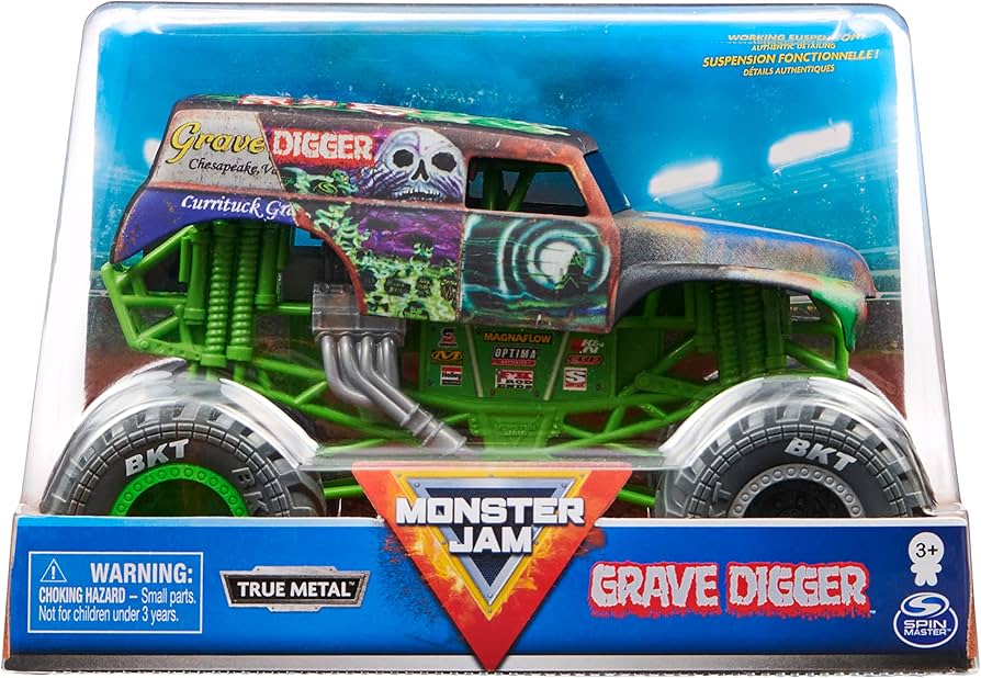 Amazon.com: Monster Jam, Official Grave Digger Monster Truck